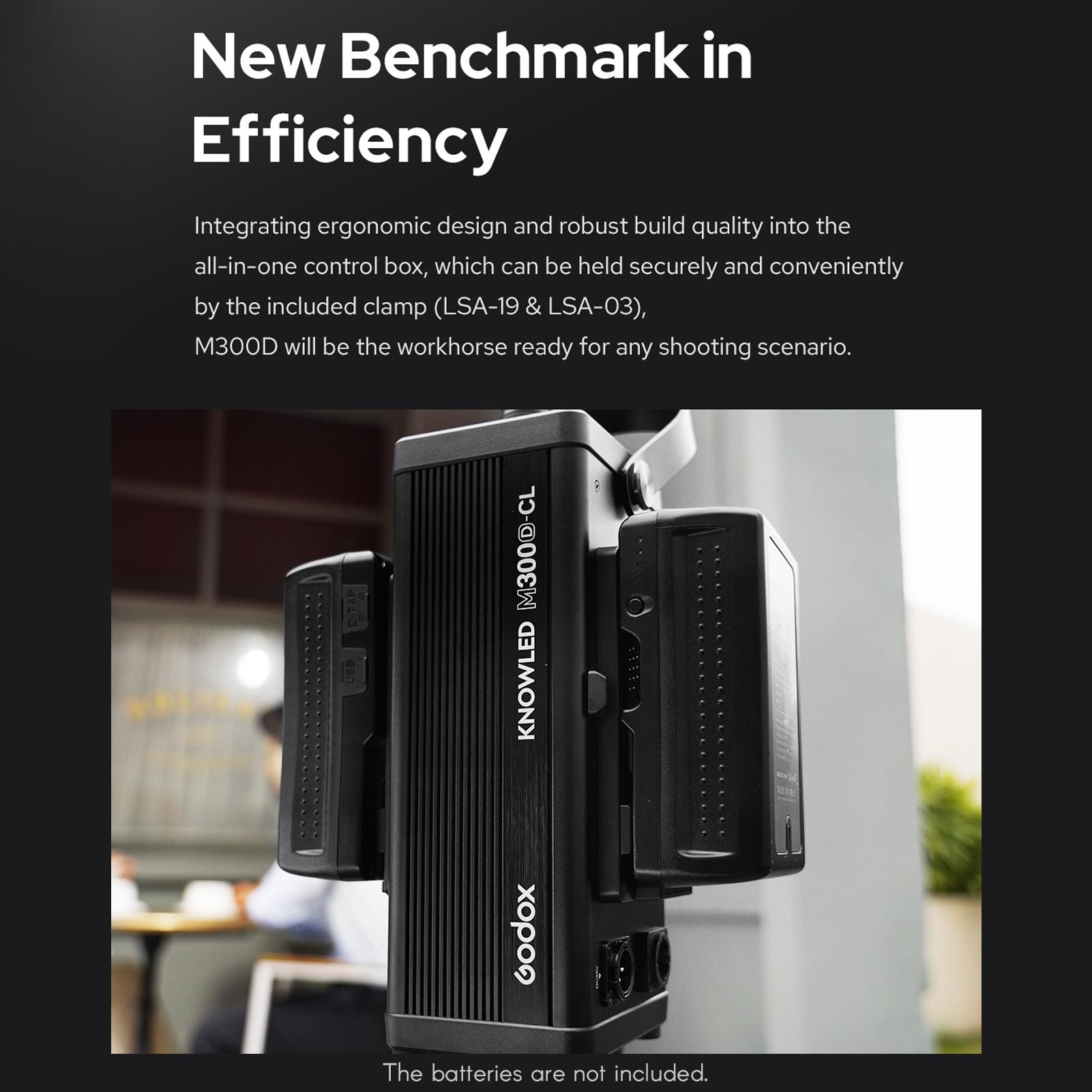 Godox M300D 330 Вт Профессиональный светодиодный светильник для фотосъемки, видеосъемки, студийный заполняющий свет 5600K, регулируемый
Godox M300D 330 Вт Профессиональный светодиодный светильник для фотосъемки, видеосъемки, студийный заполняющий свет 5600K, регулируемый