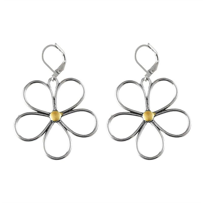 1 пара серег-подвесок в богемном стиле с изысканным ажурным дизайном и крупным цветочным узором, богемные украшения
1 пара серег-подвесок в богемном стиле с изысканным ажурным дизайном и крупным цветочным узором, богемные украшения