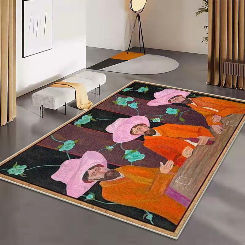 Retro Creative Arts Rugs Living Room Decoration Bedroom Flannel Soft Floor Mats Large Area Customizable Washable Carpet Lounge 60x90cm
Retro Creative Arts Rugs Living Room Decoration Bedroom Flannel Soft Floor Mats Large Area Customizable Washable Carpet Lounge 60x90cm