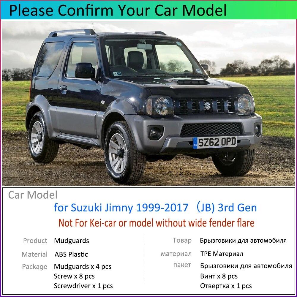 Для Suzuki jimny JB 1999 ~ 2017 2000 2001 2003 2004 2005 2006 автомобильное крыло брызговики брызговик автомобильные аксессуары
Для Suzuki jimny JB 1999 ~ 2017 2000 2001 2003 2004 2005 2006 автомобильное крыло брызговики брызговик автомобильные аксессуары