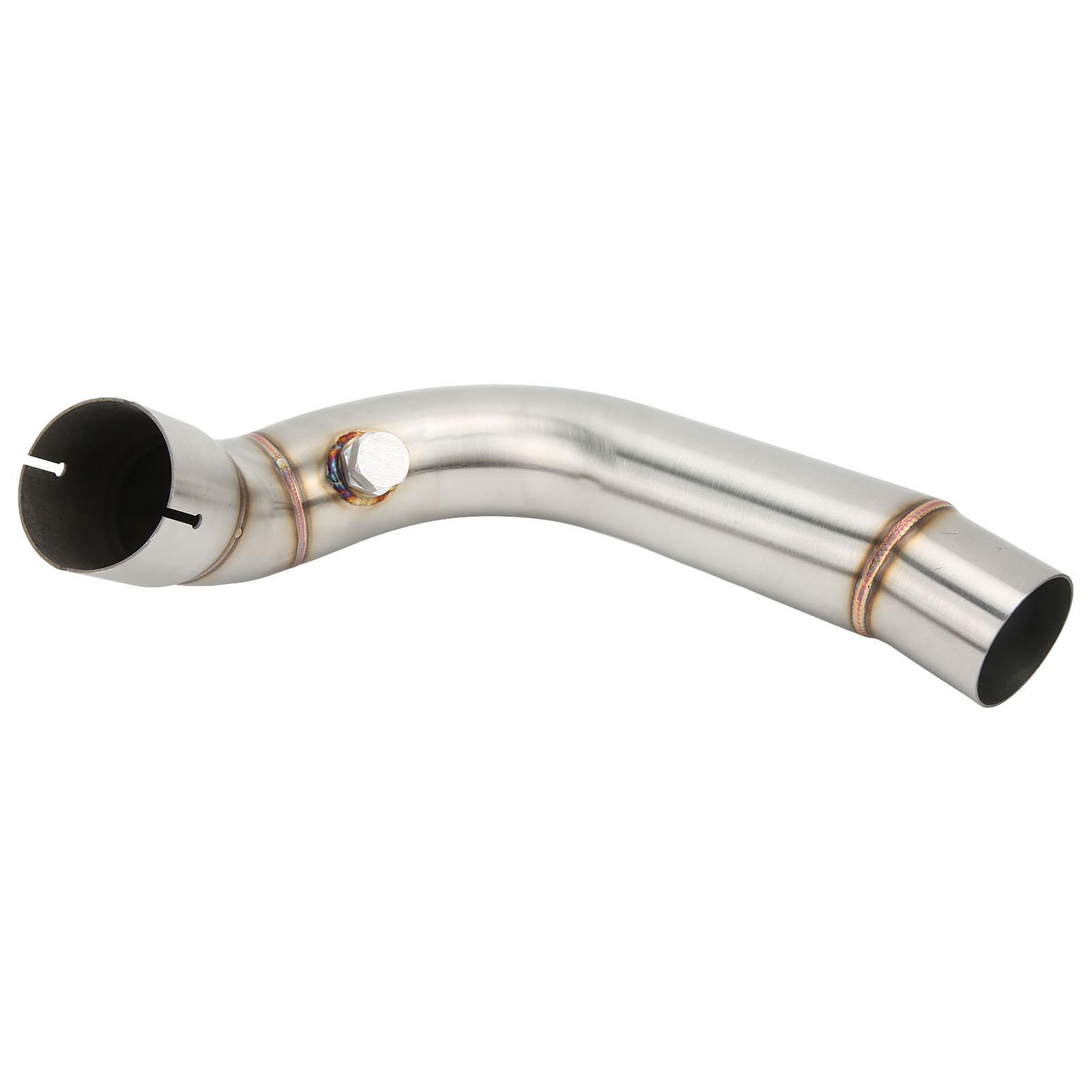 Motorcycle Exhaust Mid Pipe 48.5mm Stainless Steel Replacement for CBR600RR F5 2005‑2018
Motorcycle Exhaust Mid Pipe 48.5mm Stainless Steel Replacement for CBR600RR F5 2005‑2018