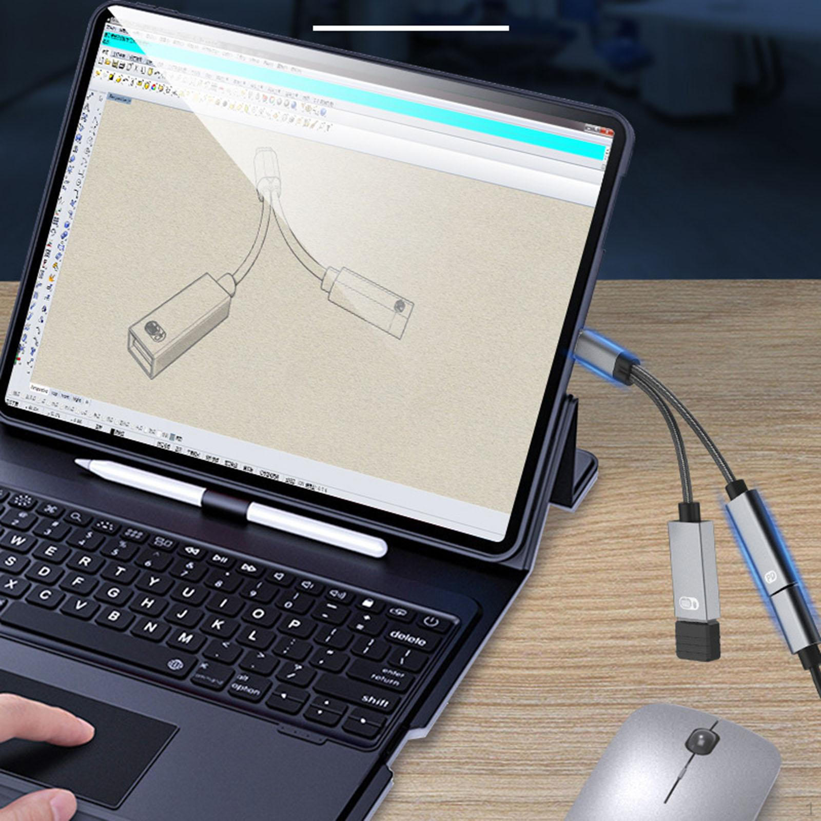 USB Adapter ,W, Braided Nylon Cord ,with Fast Charging Type Port and Female Splitter for Laptop сірий колір
USB Adapter ,W, Braided Nylon Cord ,with Fast Charging Type Port and Female Splitter for Laptop сірий колір