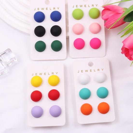 Yousheng 3 Pairs Stud Earrings Set for Women Minimalist Style Elegant Ball Bead Earrings Lightweight Jewelry Accessary for Daily Wear
Yousheng 3 Pairs Stud Earrings Set for Women Minimalist Style Elegant Ball Bead Earrings Lightweight Jewelry Accessary for Daily Wear