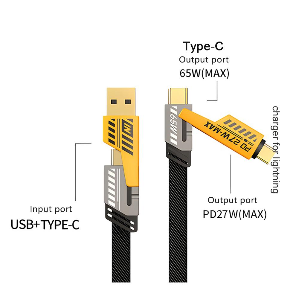 65 Вт 4-в-1 Кабель быстрой зарядки Type C USB на Type C Lighting Для iPhone 14 15 13 12 iPad Samsung Xiaomi Huawei Oneplus 1m чёрный
65 Вт 4-в-1 Кабель быстрой зарядки Type C USB на Type C Lighting Для iPhone 14 15 13 12 iPad Samsung Xiaomi Huawei Oneplus 1m чёрный