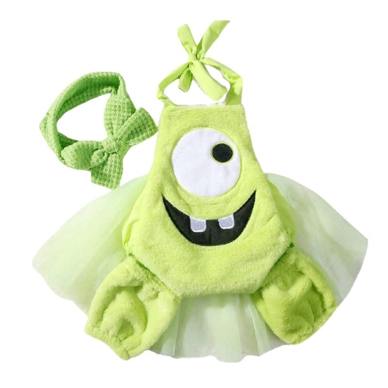 Baby Photography Props Monsters Pattern Romper and Headband Girl Outfit Photo Shoot Clothes Photography Costume Clothing M
Baby Photography Props Monsters Pattern Romper and Headband Girl Outfit Photo Shoot Clothes Photography Costume Clothing M