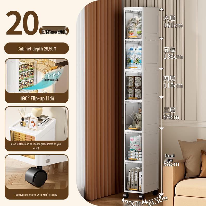 Multi-layer Floor-standing Plastic Storage Cabinet for Kitchen and Bathroom 3-layer
Multi-layer Floor-standing Plastic Storage Cabinet for Kitchen and Bathroom 3-layer
