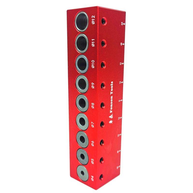 ABUL-Fonson Tools Self Centering Doweling Jig 4-12Mm Step Drill Guide Bush Set Wood Dowel Pocket Hole Woodwork Joint Tool червоний
ABUL-Fonson Tools Self Centering Doweling Jig 4-12Mm Step Drill Guide Bush Set Wood Dowel Pocket Hole Woodwork Joint Tool червоний