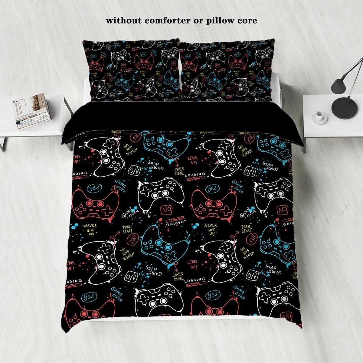 Comforter 3-Piece Down With Game Controller Pattern Digital Printing (1 +2 S No Core) Bedding Set Comforter (quilt)-EU Single(135*200cm)3pcs
Comforter 3-Piece Down With Game Controller Pattern Digital Printing (1 +2 S No Core) Bedding Set Comforter (quilt)-EU Single(135*200cm)3pcs