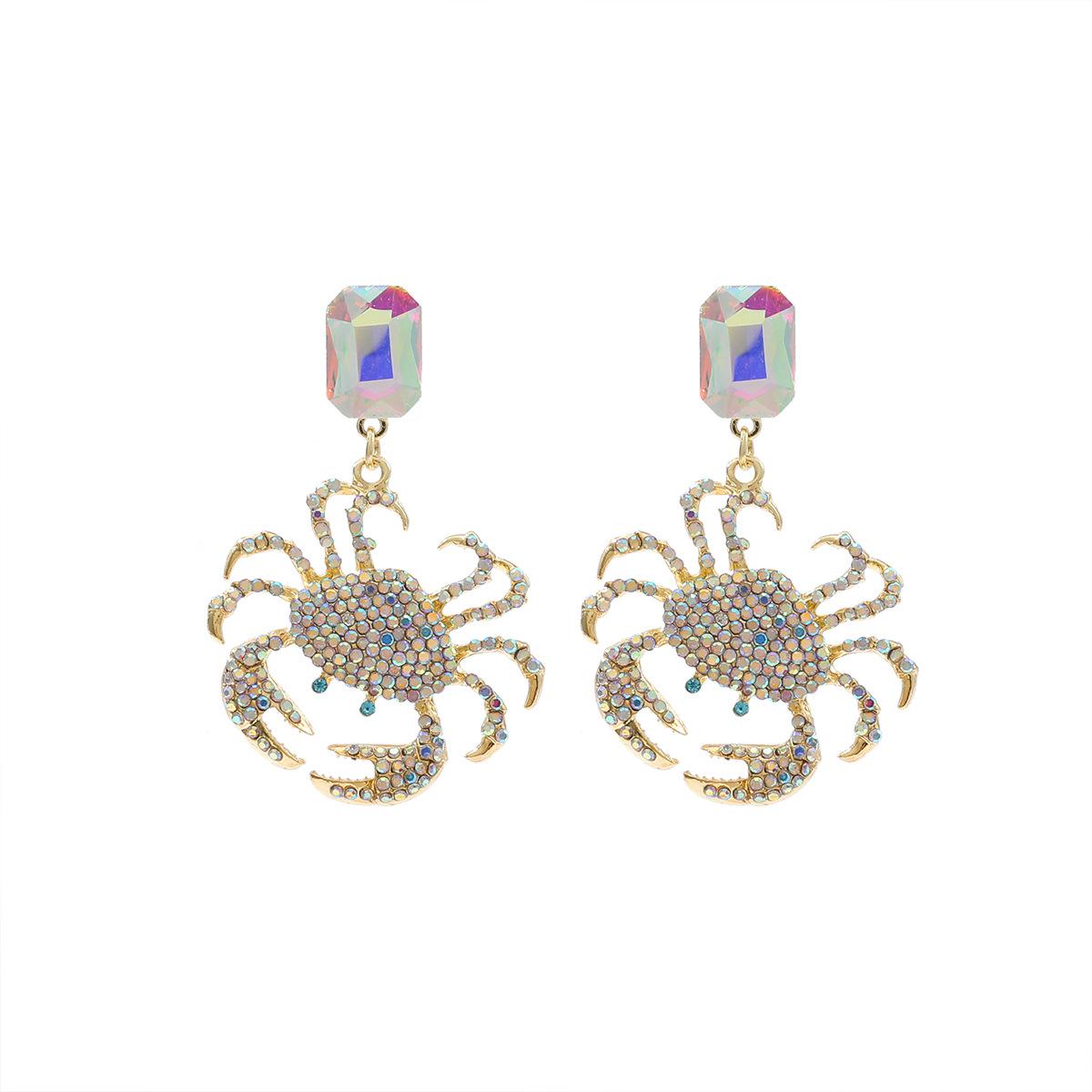 Geometric Light Luxury Diamond Design Crab Earrings Wommen Fashionable Exaggerated Marine Summer Style Jewelry Accessories белый
Geometric Light Luxury Diamond Design Crab Earrings Wommen Fashionable Exaggerated Marine Summer Style Jewelry Accessories белый