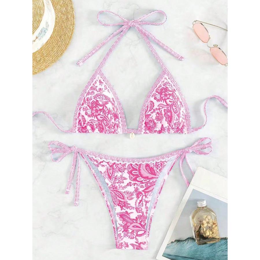 Women s Printed Two Piece Bikini Set Tie Strap Swimwear 0916 XL червоний
Women s Printed Two Piece Bikini Set Tie Strap Swimwear 0916 XL червоний