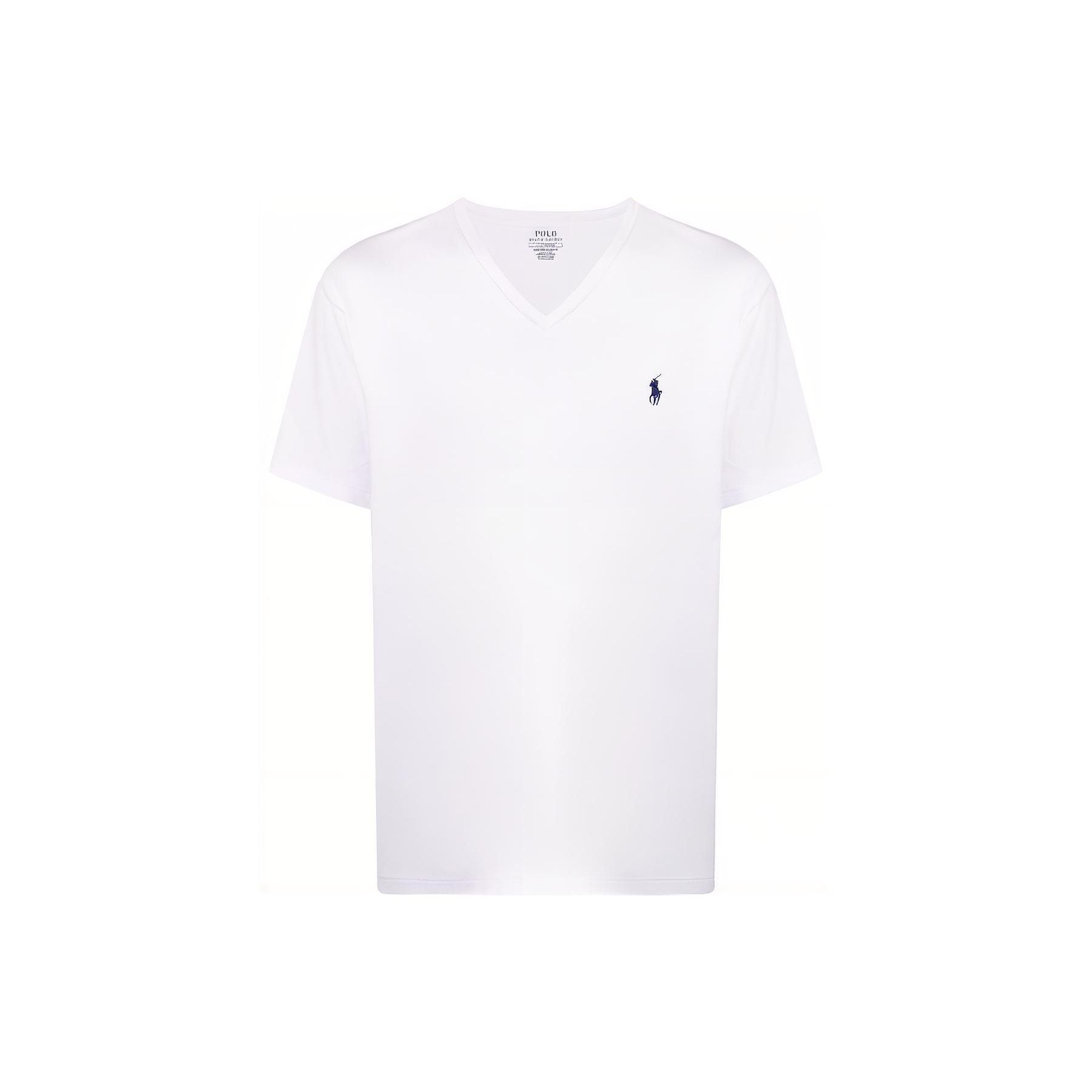 Polo Ralph Lauren Однотонная футболка с V-образным вырезом, хлопковая, с вышивкой небольшого логотипа, с коротким рукавом, мужская, топы, белая 710671453-008 XXL
Polo Ralph Lauren Однотонная футболка с V-образным вырезом, хлопковая, с вышивкой небольшого логотипа, с коротким рукавом, мужская, топы, белая 710671453-008 XXL