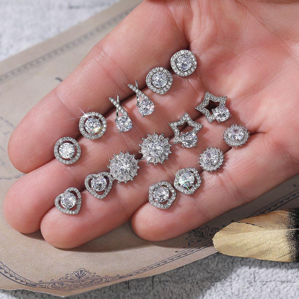 Женщины Мужчины Свадьба Помолвка Мода Ювелирные Изделия Свадебные Стад Серьги С Цирконием Блестящий Циркон
Женщины Мужчины Свадьба Помолвка Мода Ювелирные Изделия Свадебные Стад Серьги С Цирконием Блестящий Циркон