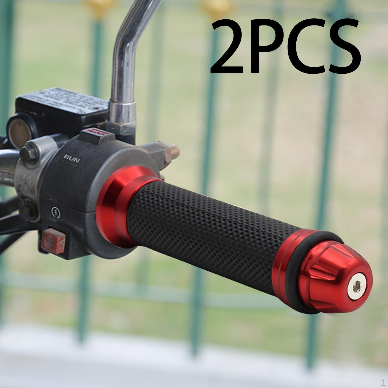 2 Pieces Motorbike Hand Grips Handlebar Easily Install Comfort to Hold Anti Slip Aluminum Red
2 Pieces Motorbike Hand Grips Handlebar Easily Install Comfort to Hold Anti Slip Aluminum Red