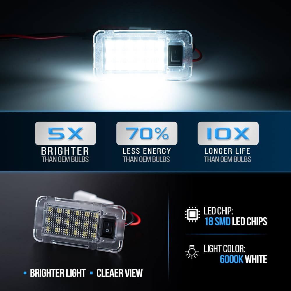 Led Trunk Cargo Area Light for 2023 2024 2025 To yota RAV4/RAV4 Prime 18-SMD 6000K White Led Courtesy Luggage Compartment Light Assembly
Led Trunk Cargo Area Light for 2023 2024 2025 To yota RAV4/RAV4 Prime 18-SMD 6000K White Led Courtesy Luggage Compartment Light Assembly