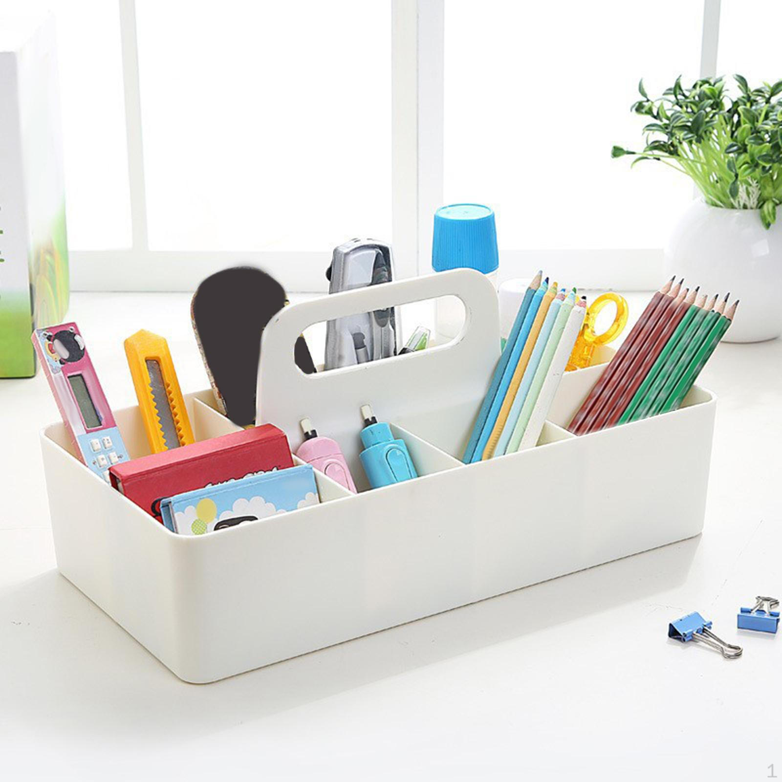 Desktop Household Organizer W/ Handle Multi Classification for Cupboards Living Room Sundries білий
Desktop Household Organizer W/ Handle Multi Classification for Cupboards Living Room Sundries білий