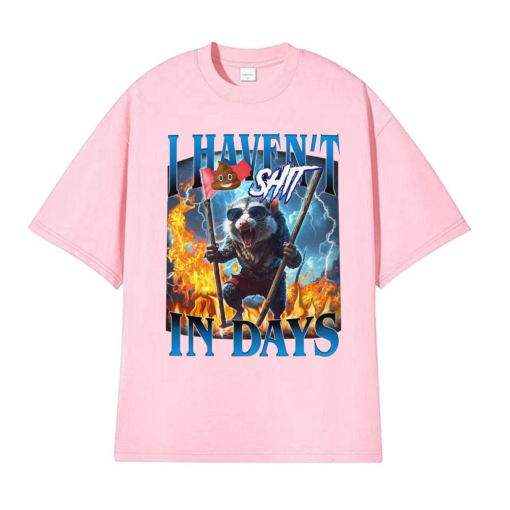I Havent Shit in Days Funny Possum Meme T Shirts Unisex Fashion Vintage Hip Hop Oversized Tshirt Unisex Casual T Shirt Streetwear 3XL
I Havent Shit in Days Funny Possum Meme T Shirts Unisex Fashion Vintage Hip Hop Oversized Tshirt Unisex Casual T Shirt Streetwear 3XL