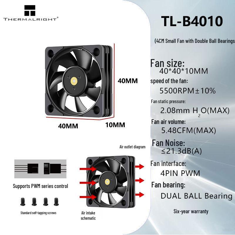 Вентилятор для корпусу Thermalright TL-B4020, висота 4 см, висока повітряна пропускна здатність, 5500 об/хв, S-FDB V2, з силіконовою прокладкою для зменшення вібрації
Вентилятор для корпусу Thermalright TL-B4020, висота 4 см, висока повітряна пропускна здатність, 5500 об/хв, S-FDB V2, з силіконовою прокладкою для зменшення вібрації
