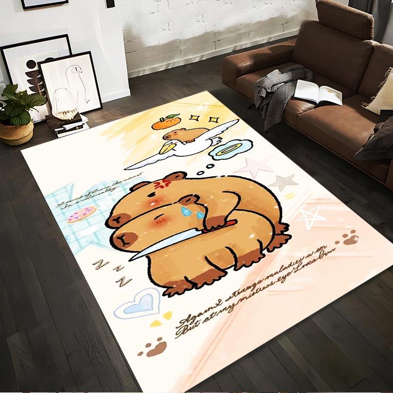 Cute Cartoon Bear Artwork Carpet with Knife, Heart, and Star Design Suitable for use as an anti-slip for living room bedroom sofas 40x60cm( 15x23in )
Cute Cartoon Bear Artwork Carpet with Knife, Heart, and Star Design Suitable for use as an anti-slip for living room bedroom sofas 40x60cm( 15x23in )