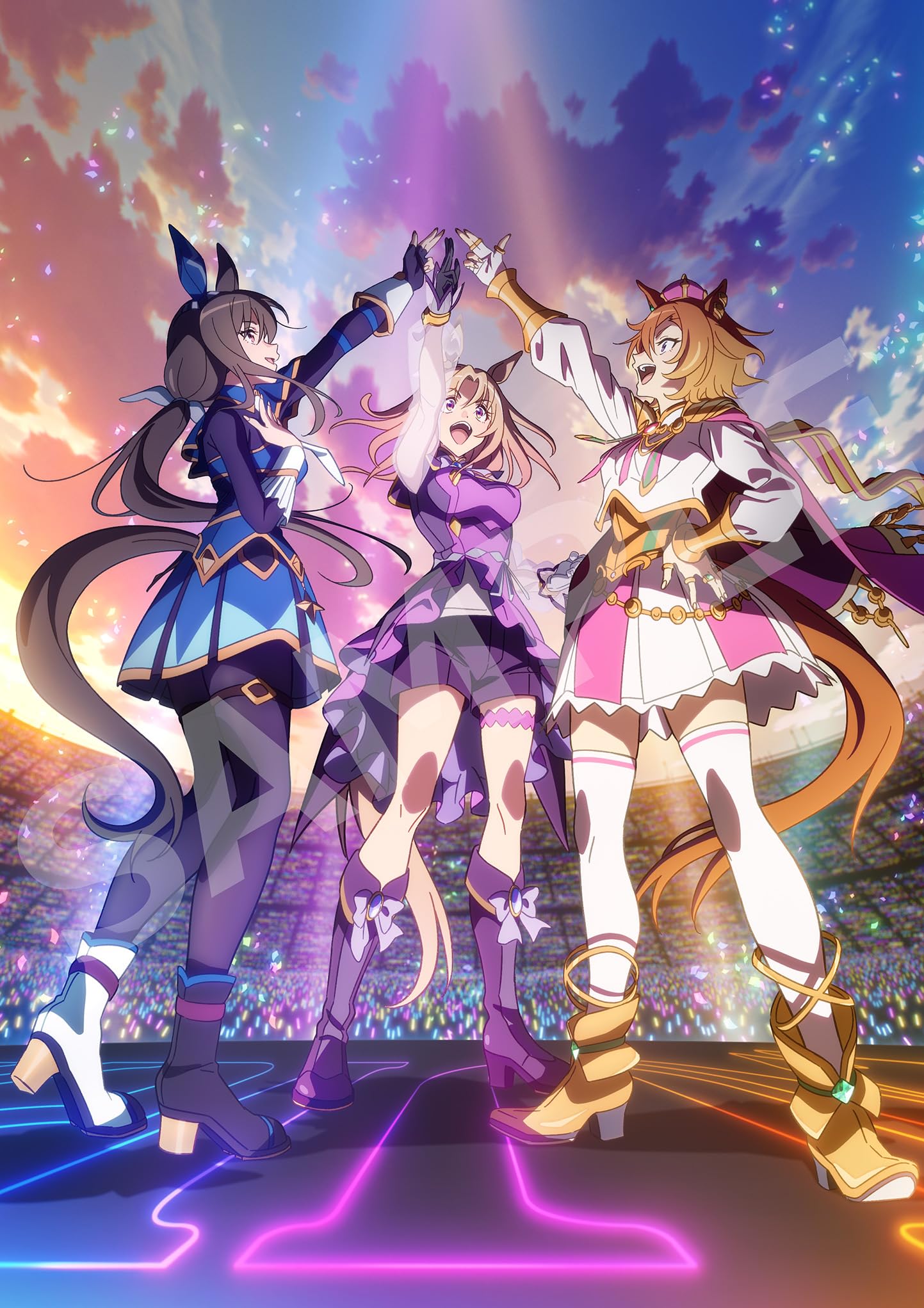 Театральная версия Musume Pretty Derby ROAD TO THE эксклюзивное новое иллюстрированное хранилище из 5 открыток с мехами и иллюстрированной тканью B2, переизданное
Театральная версия Musume Pretty Derby ROAD TO THE эксклюзивное новое иллюстрированное хранилище из 5 открыток с мехами и иллюстрированной тканью B2, переизданное