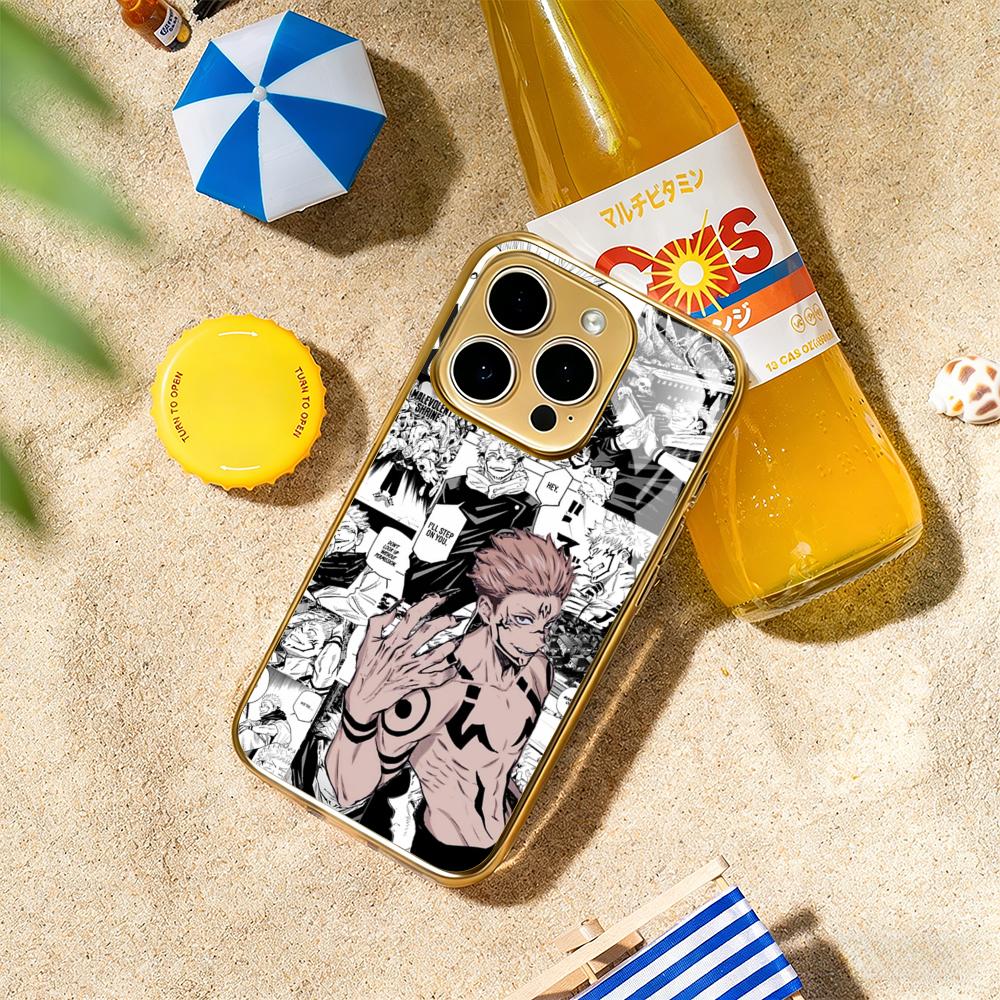 Sukuna cool anime man japan art poster Phone Case For iphone 17 16 15 14 13 12 11Pro Plus Max Gold-plated glass Phone Case iPhone17 Pro Max
Sukuna cool anime man japan art poster Phone Case For iphone 17 16 15 14 13 12 11Pro Plus Max Gold-plated glass Phone Case iPhone17 Pro Max