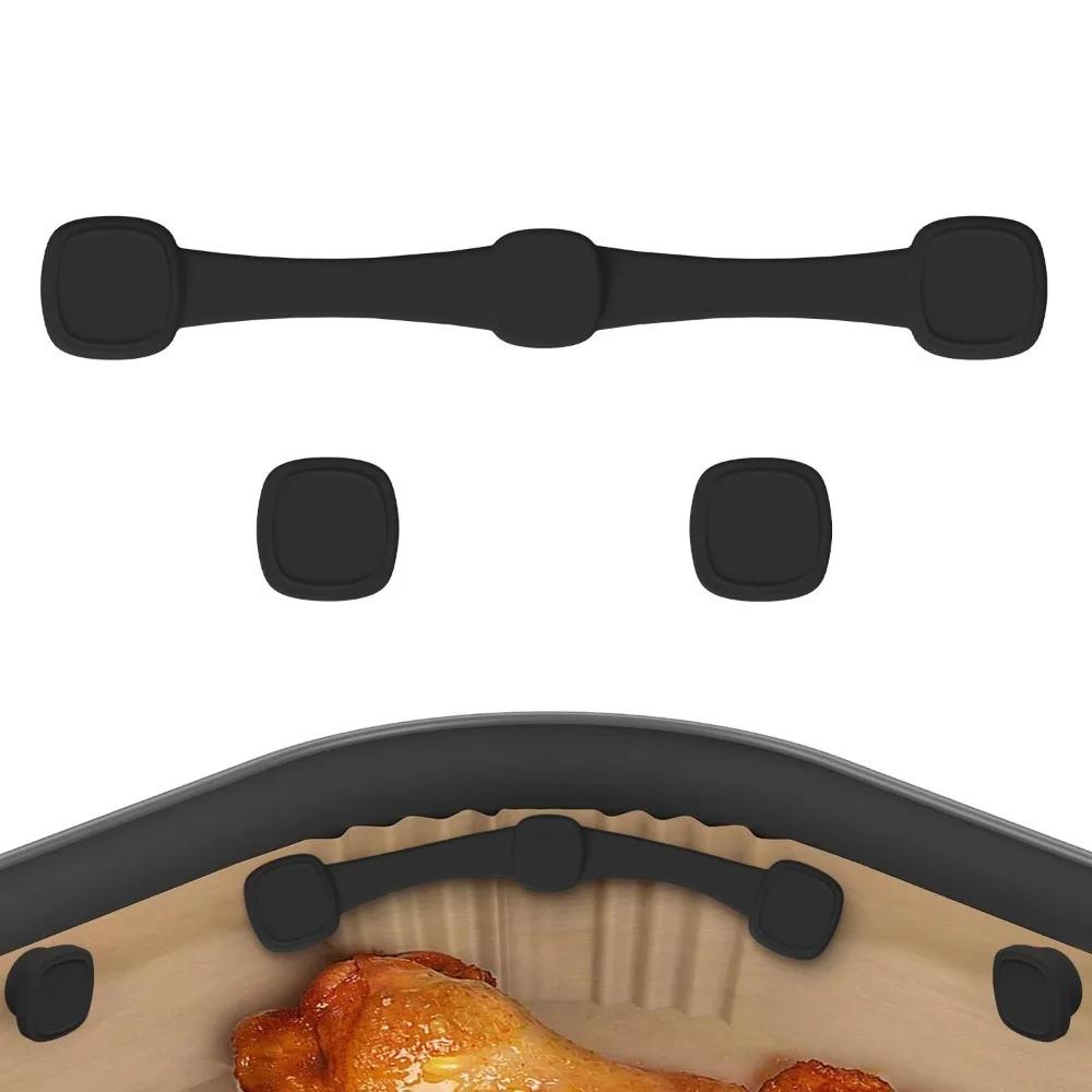 Reusable Air Fryer Magnetic Silicone Buckle Fixation Device Non-Scratch Design Air Fryer Magnets for Parchment Paper
Reusable Air Fryer Magnetic Silicone Buckle Fixation Device Non-Scratch Design Air Fryer Magnets for Parchment Paper