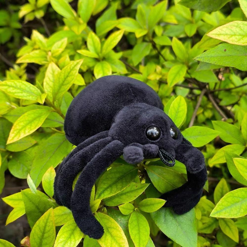 Cartoon Cartoon Key Chain Funny Doll Plush Keychain Cute Black Spider Plush Pendant Kids сірий
Cartoon Cartoon Key Chain Funny Doll Plush Keychain Cute Black Spider Plush Pendant Kids сірий