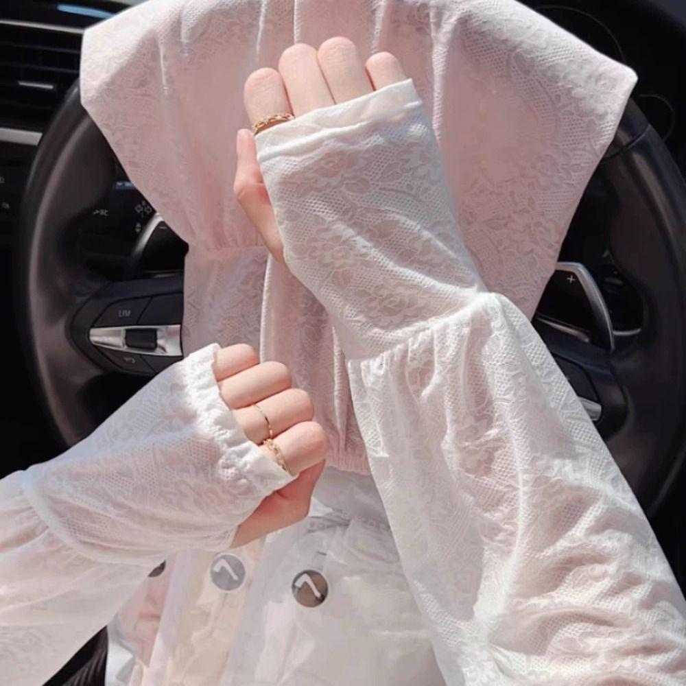 Thin Sunscreen Sleeve Anti-UV Cycling Gloves Breathable Lace Ice Silk Sleeves Driving сірий
Thin Sunscreen Sleeve Anti-UV Cycling Gloves Breathable Lace Ice Silk Sleeves Driving сірий