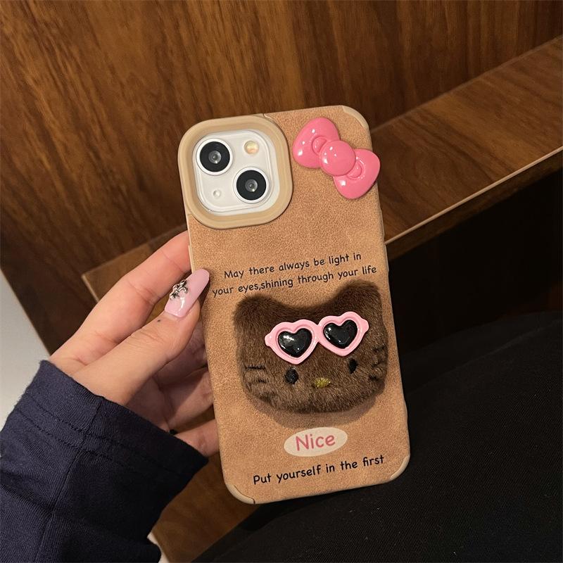 Cartoon Cute and Creative Plush Kitty Bow, Suitable for Apple 16promax, Brown Veneer 15/13 Apple 16
Cartoon Cute and Creative Plush Kitty Bow, Suitable for Apple 16promax, Brown Veneer 15/13 Apple 16