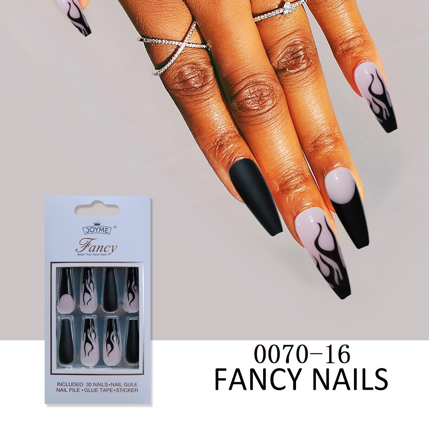 European and American Nail Tablets 30 Finished Nails Wearing Nails Leopard Print Sequins Flame Armor Tool Kit
European and American Nail Tablets 30 Finished Nails Wearing Nails Leopard Print Sequins Flame Armor Tool Kit
