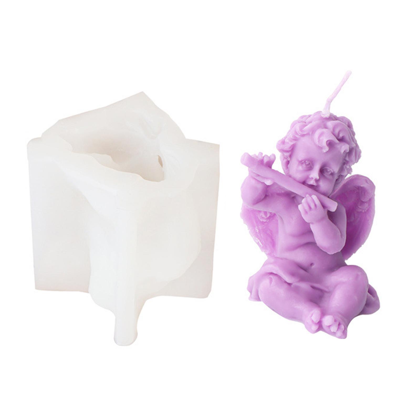 Силиконовая форма для свечей ангела, ручная работа, форма для ароматических свечей с крыльями ангела, сделай сам, форма для шоколадного мыла, изготовления свечей, смола H
Силиконовая форма для свечей ангела, ручная работа, форма для ароматических свечей с крыльями ангела, сделай сам, форма для шоколадного мыла, изготовления свечей, смола H