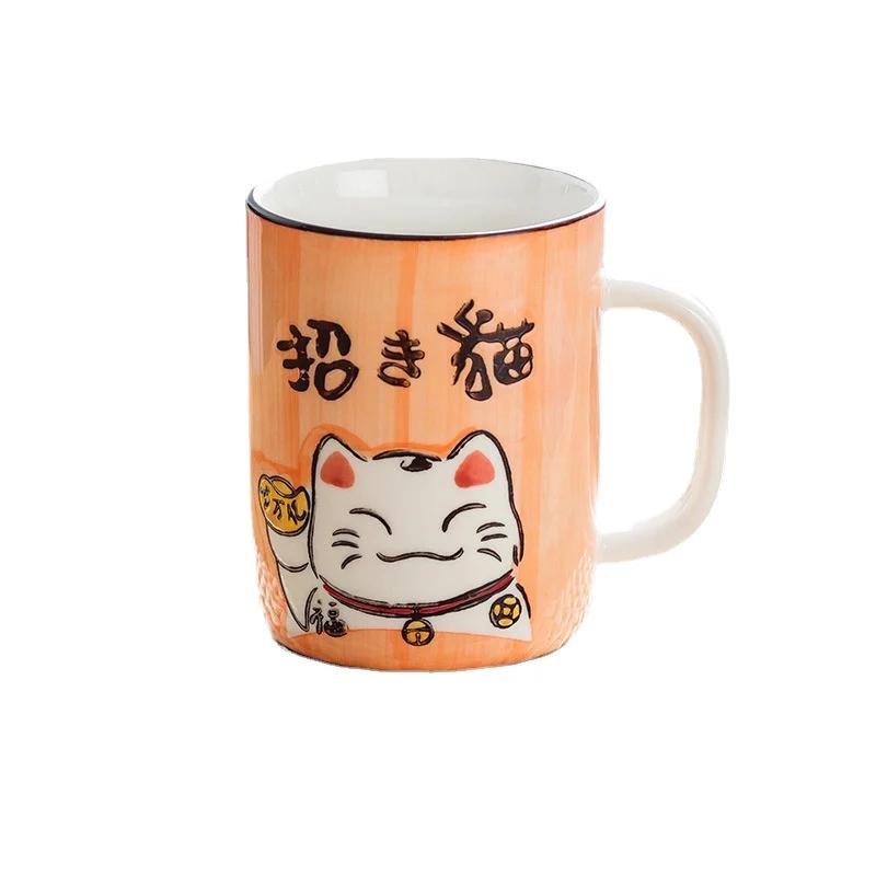 Ceramic Mug Japanese Cartoon Lucky Cat Water Cup High Capacity Home Kitchen Office Water Ware Drinkware 400ML Coffee Tea Cup 301-400ml
Ceramic Mug Japanese Cartoon Lucky Cat Water Cup High Capacity Home Kitchen Office Water Ware Drinkware 400ML Coffee Tea Cup 301-400ml