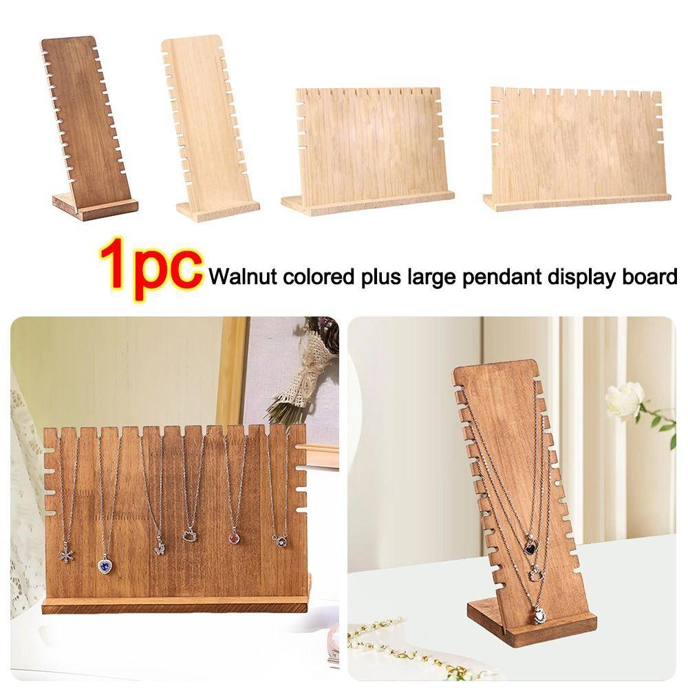 Walnut Wood Wooden Necklace Frame Fashion Jewelry Display Props Jewelry Pendant Necklace Bracelet 2
Walnut Wood Wooden Necklace Frame Fashion Jewelry Display Props Jewelry Pendant Necklace Bracelet 2