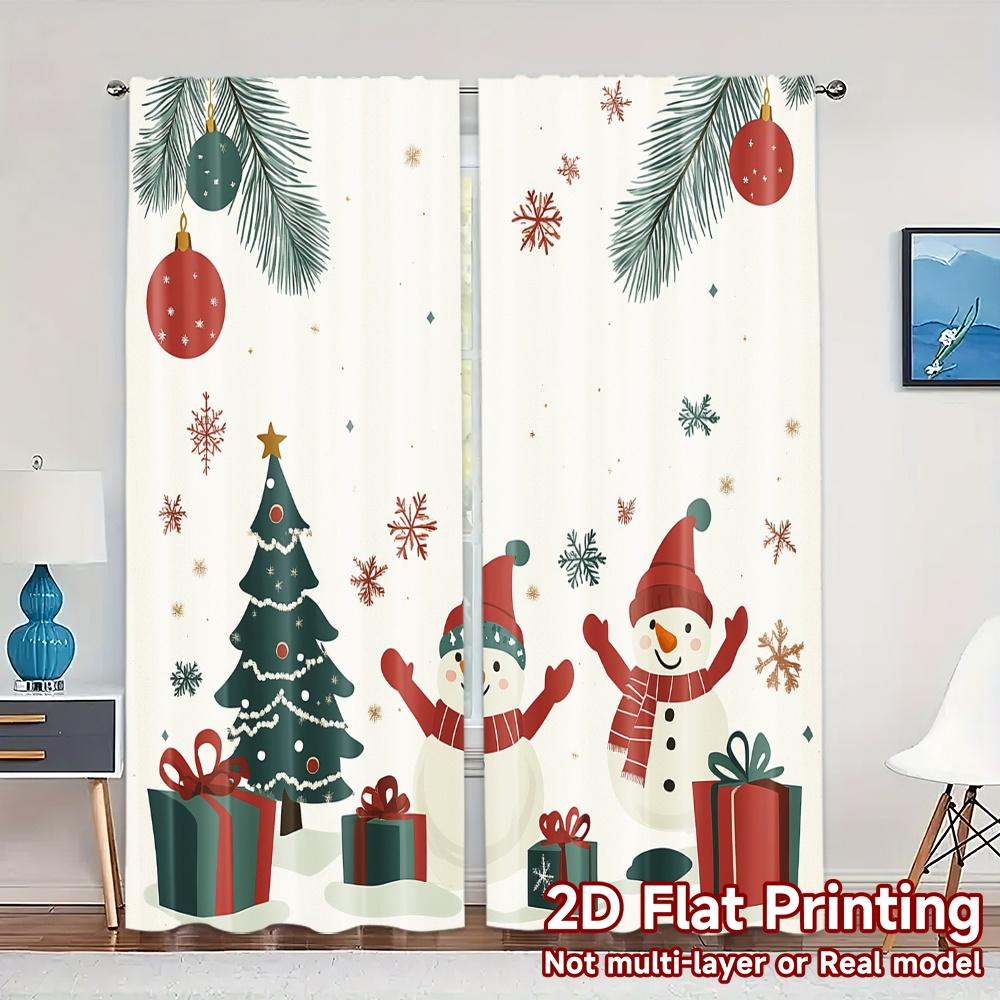 2pcs,Curtains Christmas Tree Snowman Polar Bear Gifts Contemporary Modern Curtains Semi-Sheer Curtains Decorations Outdoor Use 52.50×116.00 CM 2pcs
2pcs,Curtains Christmas Tree Snowman Polar Bear Gifts Contemporary Modern Curtains Semi-Sheer Curtains Decorations Outdoor Use 52.50×116.00 CM 2pcs