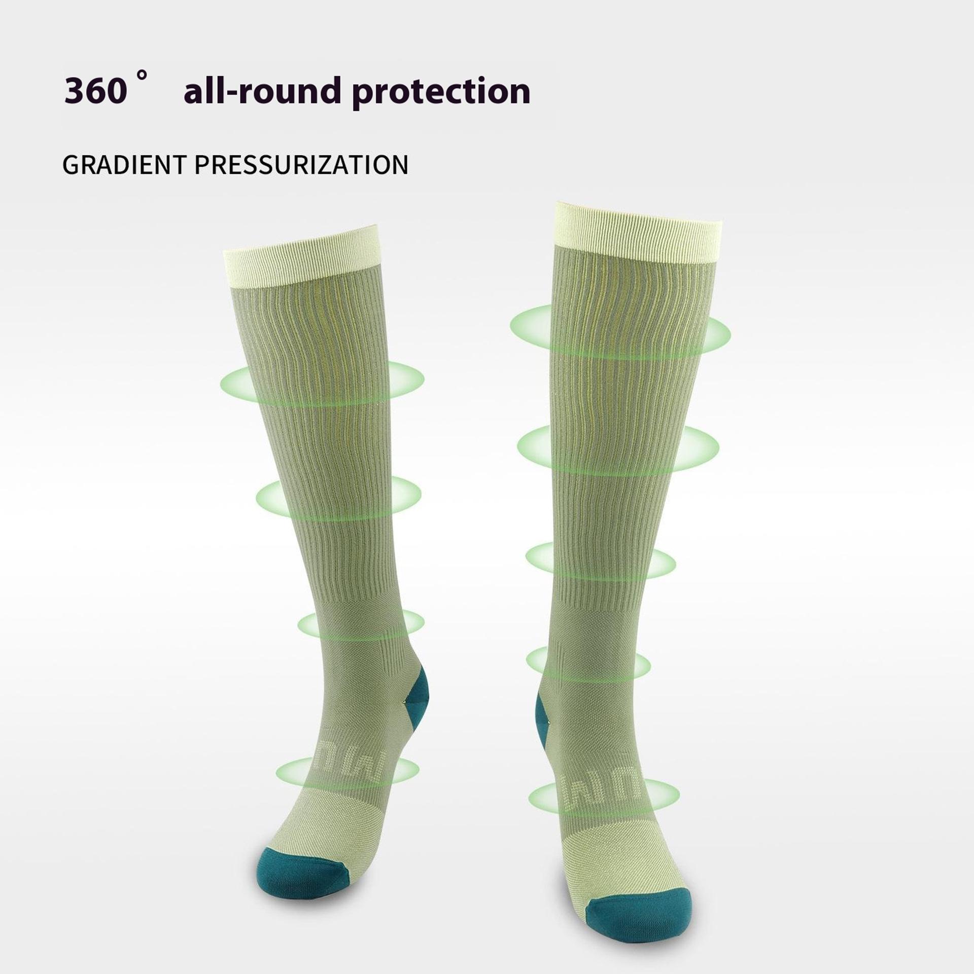 A6601 1 Pair Soccer Compression Socks Calf Knee High Tube Running Sweat-Absorbed Stockings Green
A6601 1 Pair Soccer Compression Socks Calf Knee High Tube Running Sweat-Absorbed Stockings Green