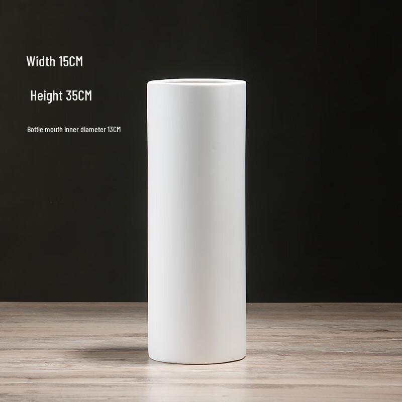 Extra-Large Frosted White Cylindrical Glass Vase
Extra-Large Frosted White Cylindrical Glass Vase