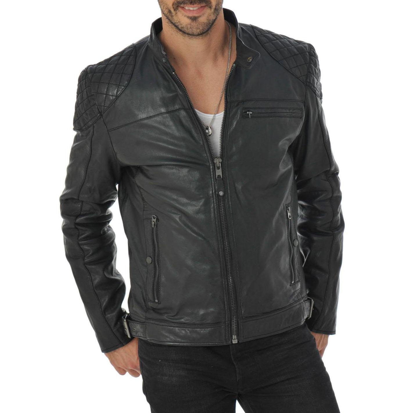 SkinOutfit Men s Genuine Lambskin Black Leather Jacket Stylish Motorcycle Bomber Biker Outerwear MJ 171 XXL чорний
SkinOutfit Men s Genuine Lambskin Black Leather Jacket Stylish Motorcycle Bomber Biker Outerwear MJ 171 XXL чорний