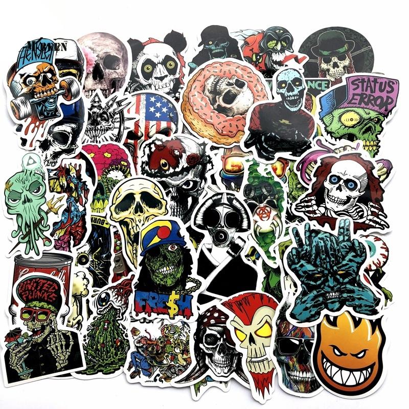 50 PCS Suitcases Mixed Horror Stickers Skateboard Bike Decals Horror Cool Waterproof Stickers
50 PCS Suitcases Mixed Horror Stickers Skateboard Bike Decals Horror Cool Waterproof Stickers