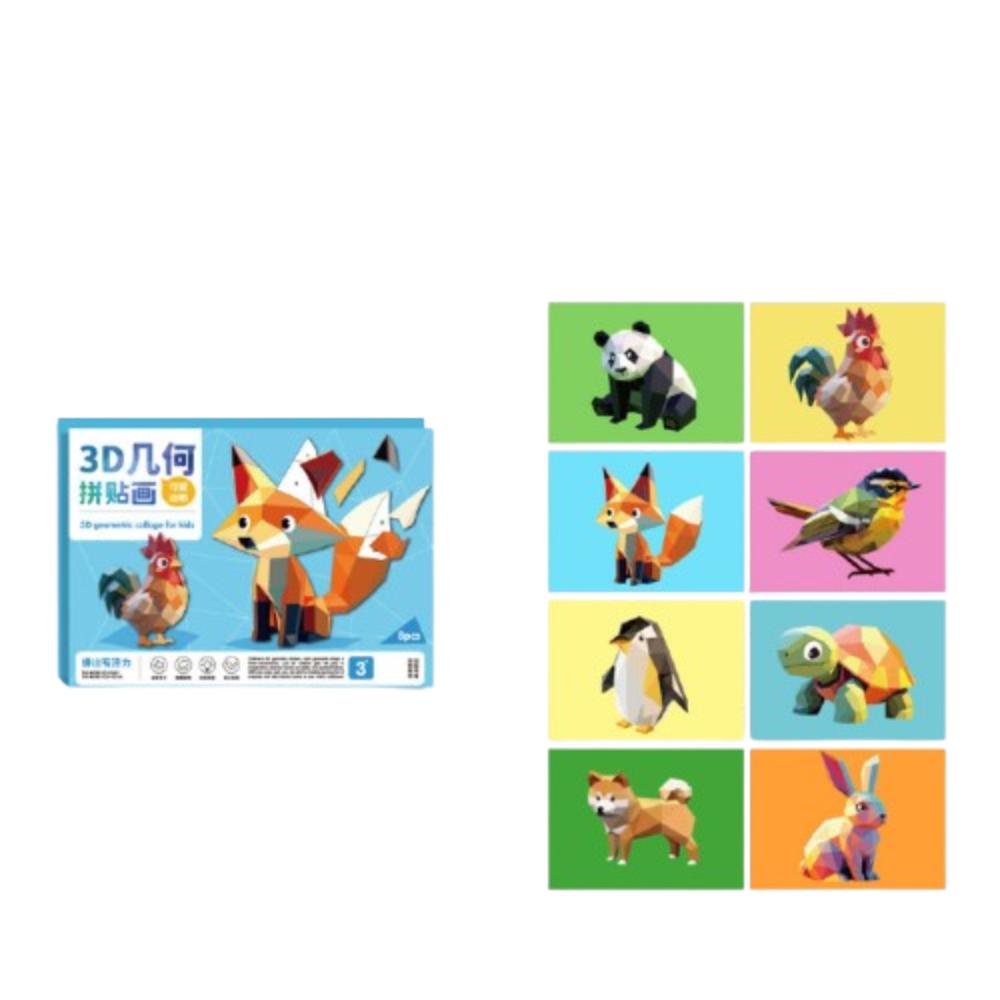 Handmade DIY Paste Material Kit Paper Animals Sticker Book Birthday Gift Animals
Handmade DIY Paste Material Kit Paper Animals Sticker Book Birthday Gift Animals