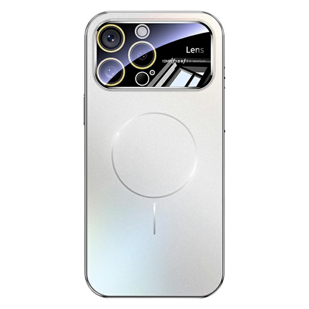 For iPhone 16 Pro Case Compatible with MagSafe PC+TPU Phone Cover with Large Window Silver
For iPhone 16 Pro Case Compatible with MagSafe PC+TPU Phone Cover with Large Window Silver