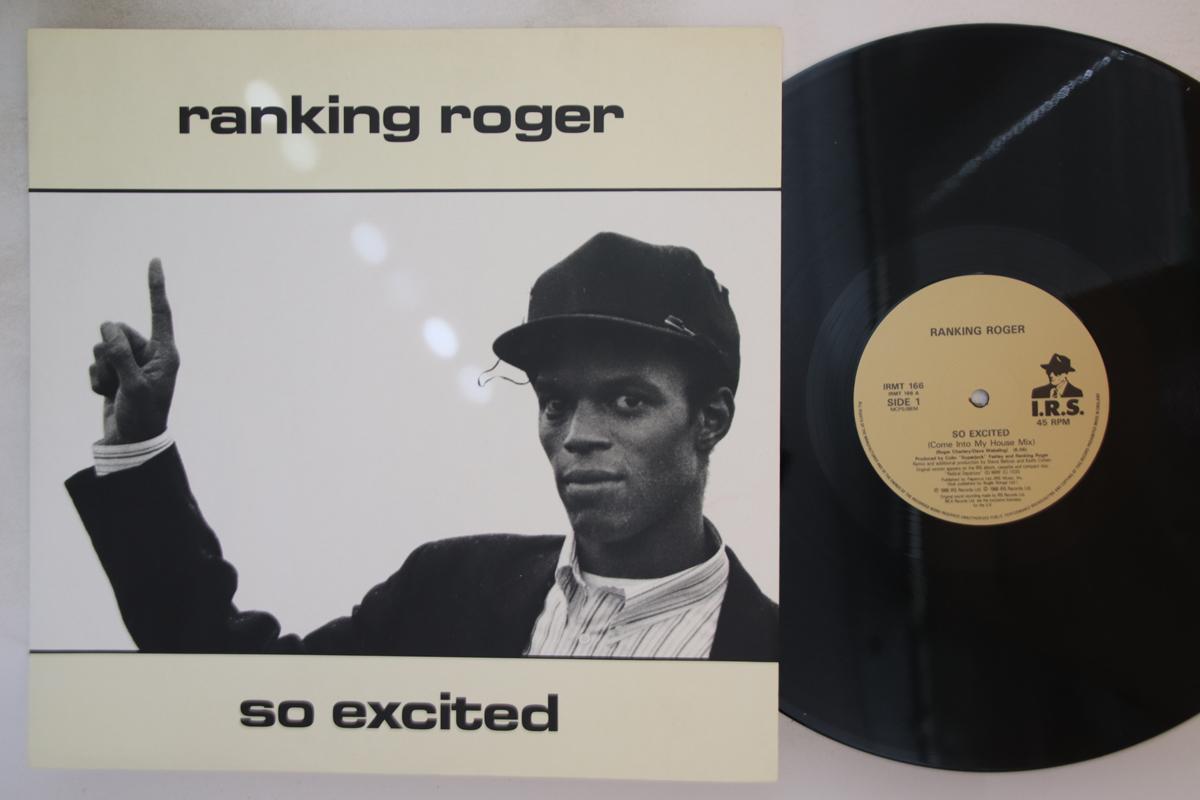 12inch Record RANKING ROGER - So Excited IRMT166 I.R.S. 1988 UK Reggae, Ska & Dub Used
12inch Record RANKING ROGER - So Excited IRMT166 I.R.S. 1988 UK Reggae, Ska & Dub Used