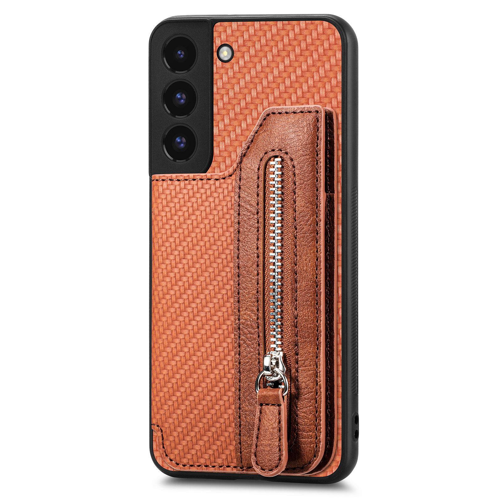 C1-04 For Samsung Galaxy S22+ 5G Case Zipper Wallet Leather Coated PC+TPU Phone Cover Brown
C1-04 For Samsung Galaxy S22+ 5G Case Zipper Wallet Leather Coated PC+TPU Phone Cover Brown