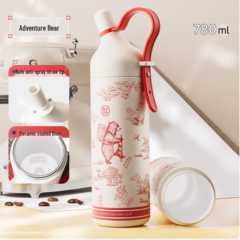 Xi Shi Adventure Bear Insulated Water Bottle
Xi Shi Adventure Bear Insulated Water Bottle