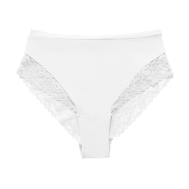 Large size sexy mid-waist panties women s seamless ice silk without buttocks lace splicing comfortable breathable briefs XL білий
Large size sexy mid-waist panties women s seamless ice silk without buttocks lace splicing comfortable breathable briefs XL білий
