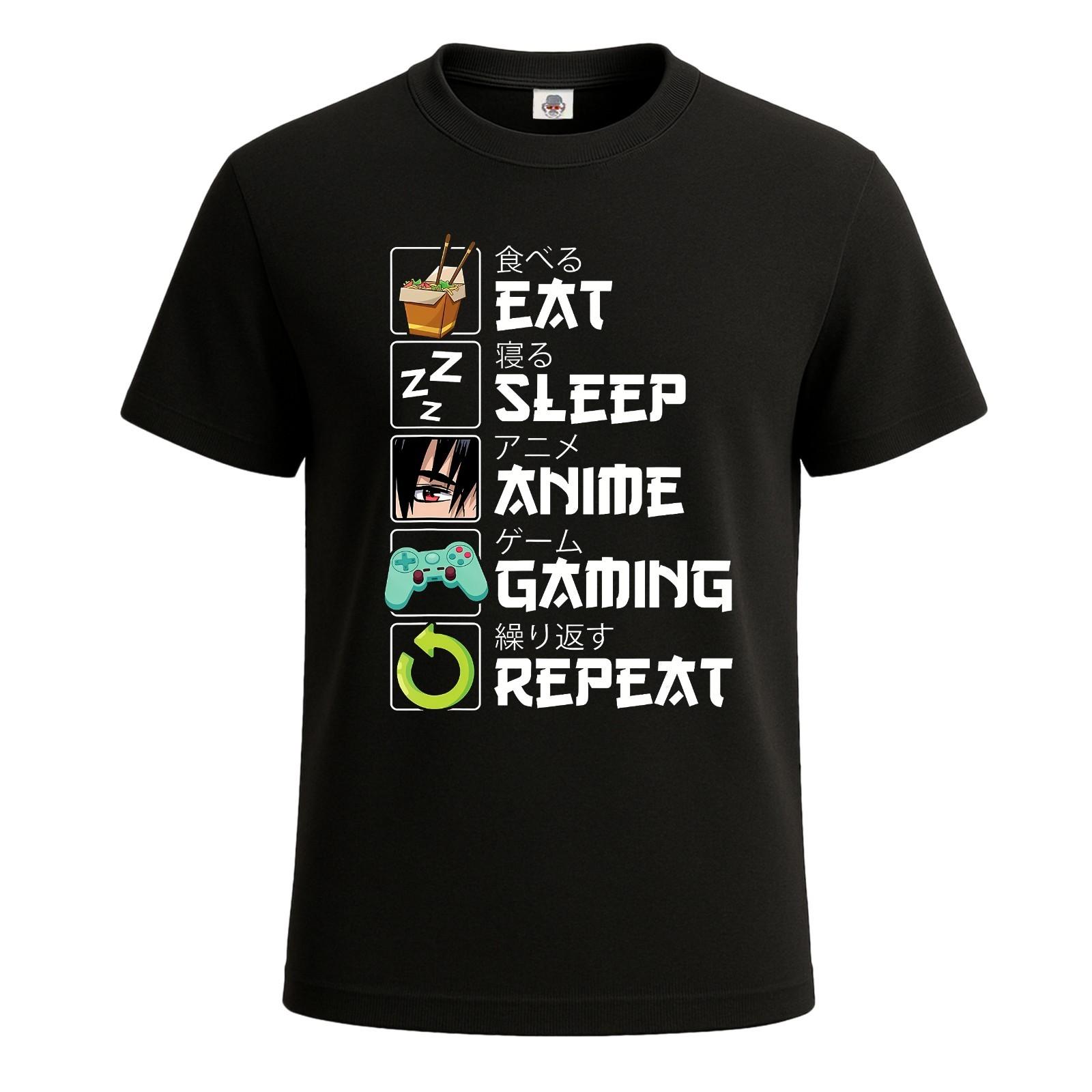 Eat Sleep Anime Gaming Repeat Manga Funny Gamer Mens T Shirt Gift Party Tee Top 5XL різнокольоровий
Eat Sleep Anime Gaming Repeat Manga Funny Gamer Mens T Shirt Gift Party Tee Top 5XL різнокольоровий