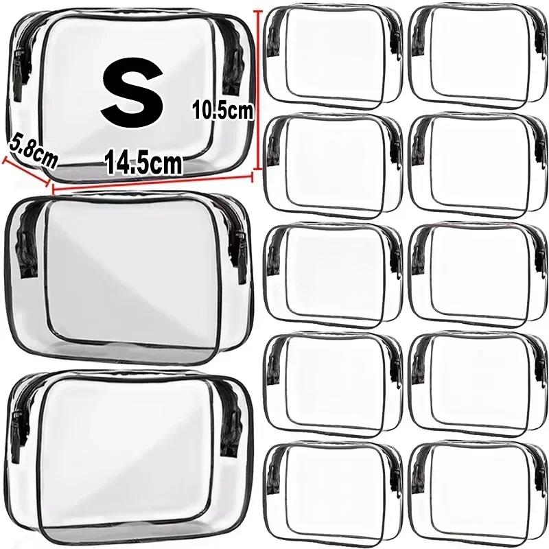 1/20pcs Transparent PVC Storage Travel Organizer Clear Makeup Bag Beautician Cosmetic Bag Beauty Case Toiletry Bag Wash Bags 1pc
1/20pcs Transparent PVC Storage Travel Organizer Clear Makeup Bag Beautician Cosmetic Bag Beauty Case Toiletry Bag Wash Bags 1pc