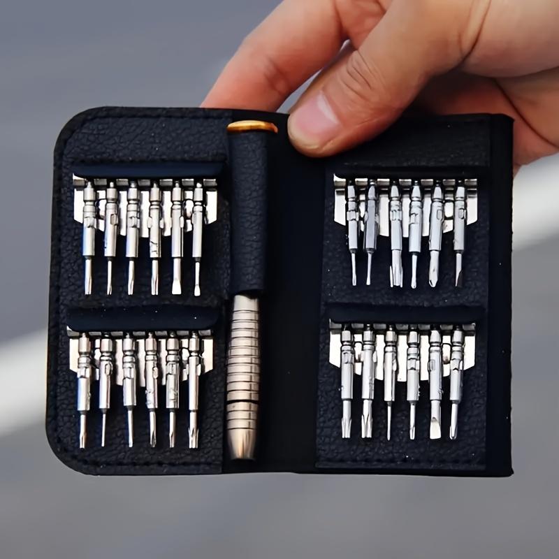 25in 1 Precision Repair Tool Kit Screwdriver Set - Metal and Plastic Security Torx Heads for Electronics, Eyeglasses and More 1set індиго
25in 1 Precision Repair Tool Kit Screwdriver Set - Metal and Plastic Security Torx Heads for Electronics, Eyeglasses and More 1set індиго