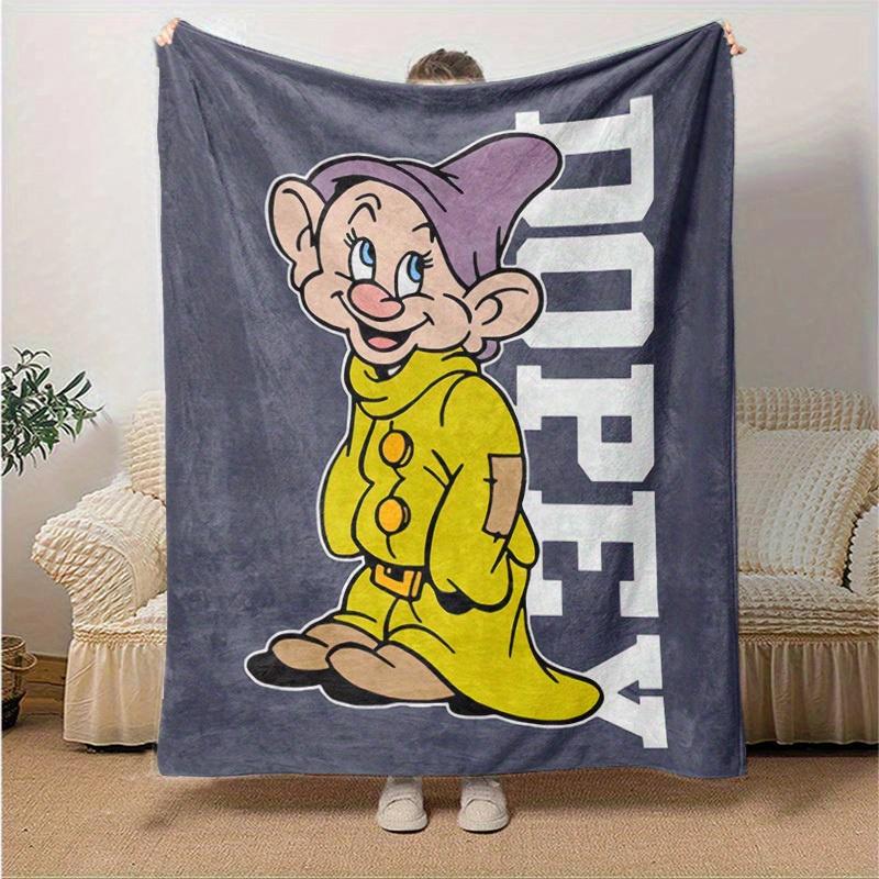 1pc, Dopey Dwarf Character Print Blanket, Home Decor, Couch Throw, Outdoor Blanket, Gift Idea, Flannel Coverlet for Bedroom, Living Room, Travel, Camp 130x150cm
1pc, Dopey Dwarf Character Print Blanket, Home Decor, Couch Throw, Outdoor Blanket, Gift Idea, Flannel Coverlet for Bedroom, Living Room, Travel, Camp 130x150cm