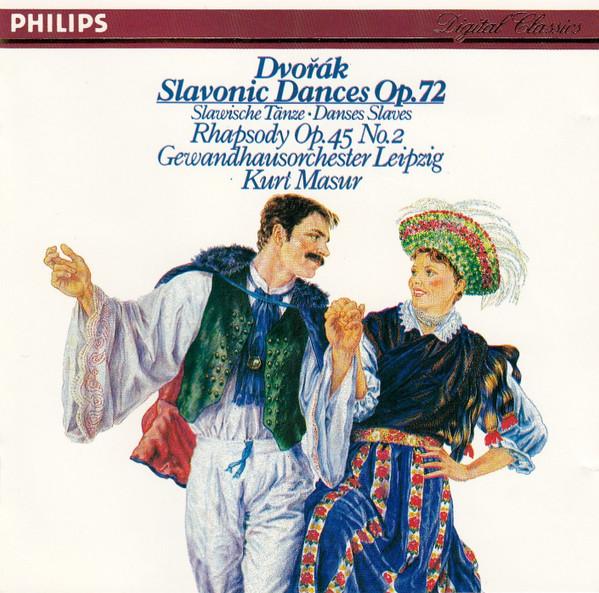 CD DVORAK, MASUR; LGO - Slavonic Dances 4166242 Philips Digital 1986 Europe Classical Used
CD DVORAK, MASUR; LGO - Slavonic Dances 4166242 Philips Digital 1986 Europe Classical Used