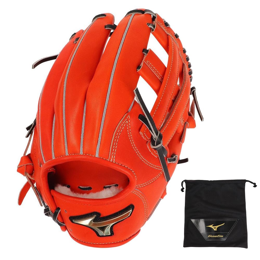 Mizuno Hardball Global Elite Hselection SIGNA Size 52 (MIZUNO) Glove, Infield, -Line Type, 1AJGH28523, (Flash Orange/FF/Men s)
Mizuno Hardball Global Elite Hselection SIGNA Size 52 (MIZUNO) Glove, Infield, -Line Type, 1AJGH28523, (Flash Orange/FF/Men s)