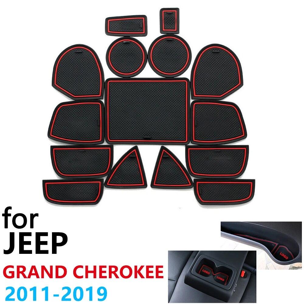 Противоскользящий резиновый коврик для дверной канавки для Jeep Grand Cherokee WK2 2011 ~ 2013 2015 2017, аксессуары, коврик для телефона красный
Противоскользящий резиновый коврик для дверной канавки для Jeep Grand Cherokee WK2 2011 ~ 2013 2015 2017, аксессуары, коврик для телефона красный